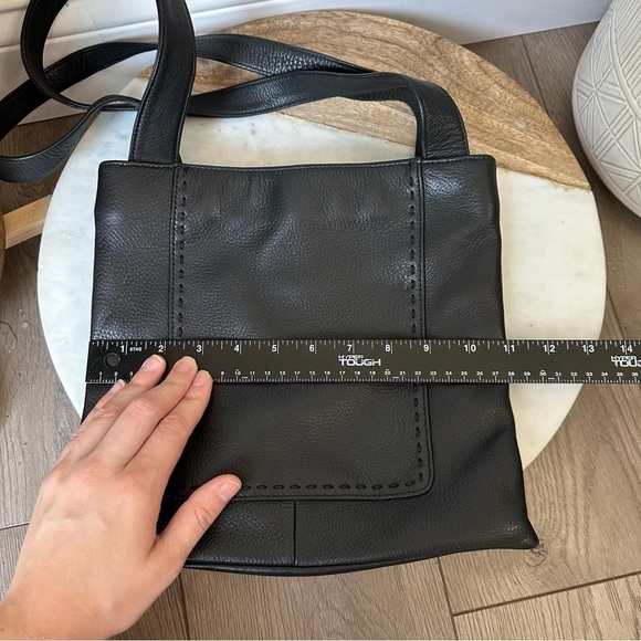 Apostrophe Genuine Leather black Shoulder Bag purse - Picture 15 of 15